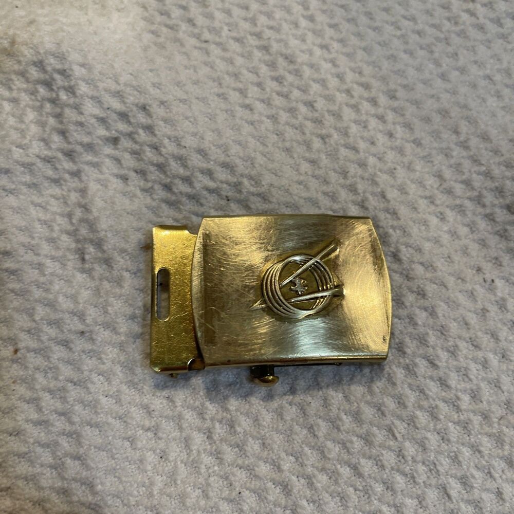 Boy Scout Explorer Brass Belt Buckle